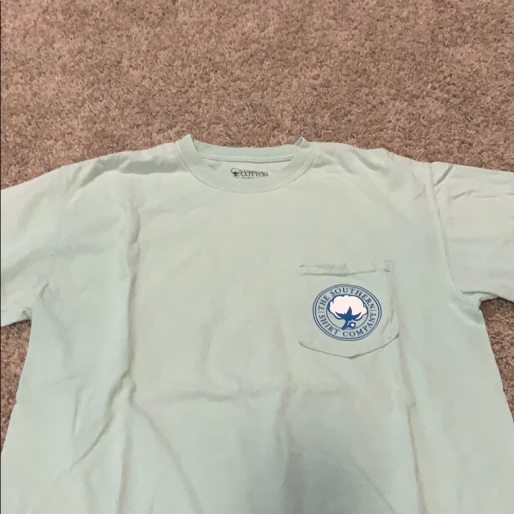 southern shirt company mint green shirt